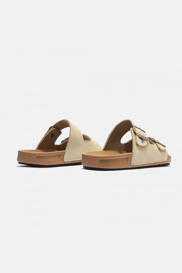 Joma Casual double buckle fastening sandals beige