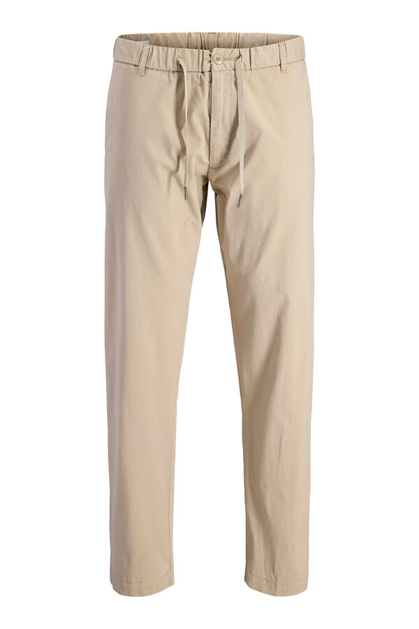 Jack & Jones Pantal&oacute;n estilo chino gris