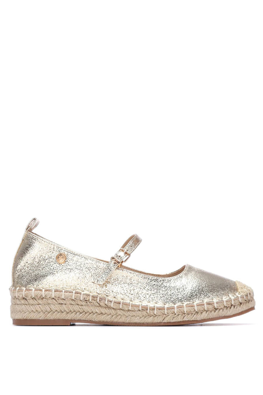 Bailarina Alpargata Acabado Metalizado
