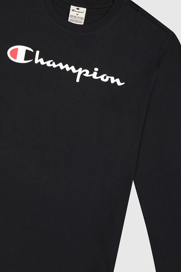 Champion Camiseta cuello caja negro