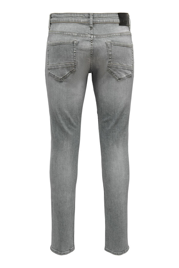 Springfield Jeans Slim gris oscuro gris medio