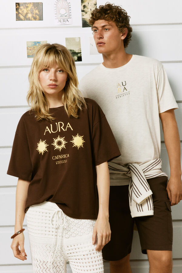 Springfield "Aura" short sleeve T-shirt brown