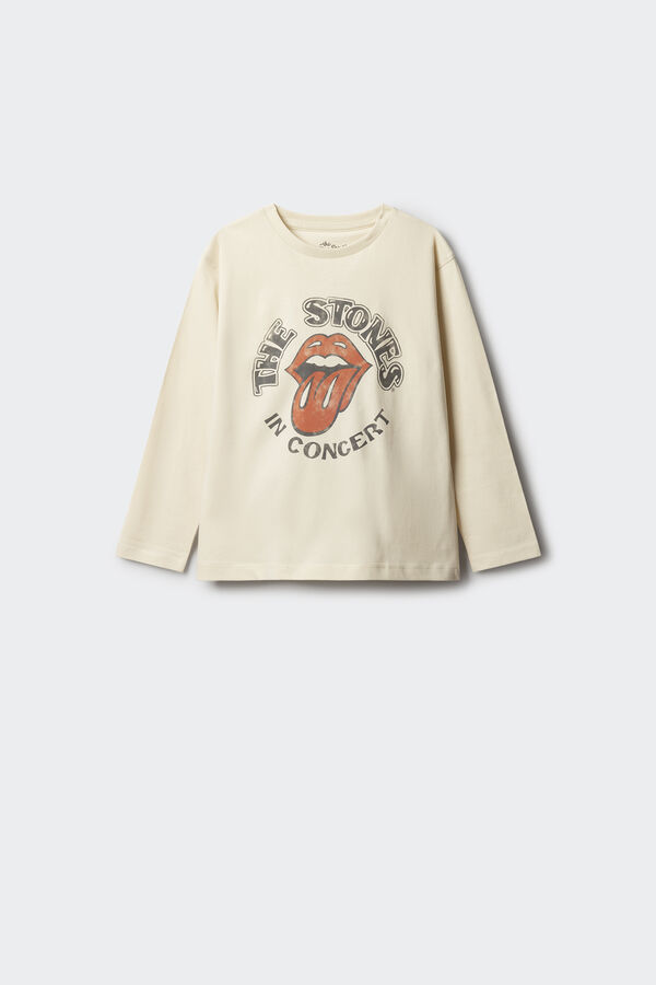Springfield Kids Camiseta infantil de manga comprida dos Rolling Stones estampado