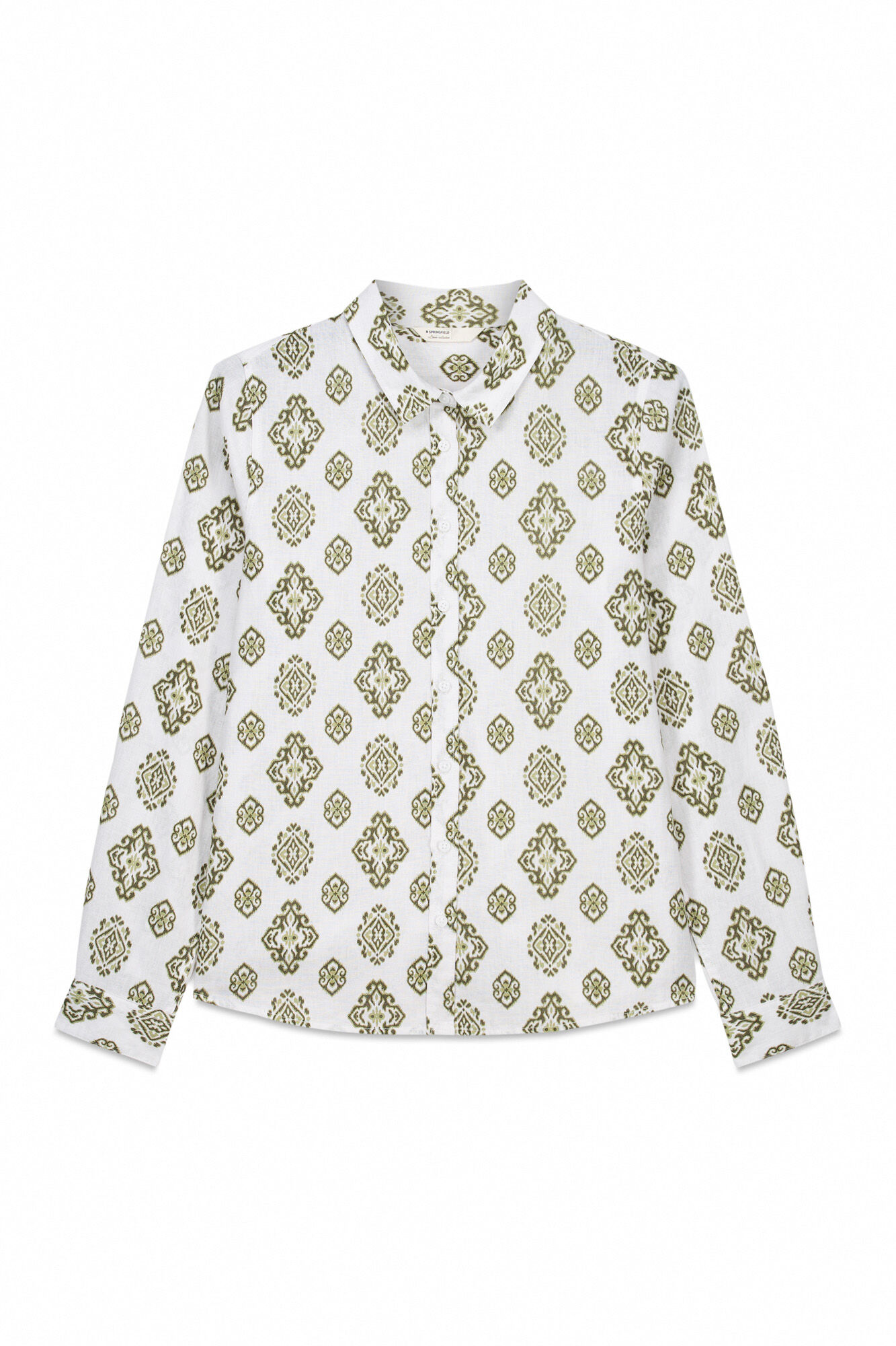 Springfield Basic linen-effect shirt