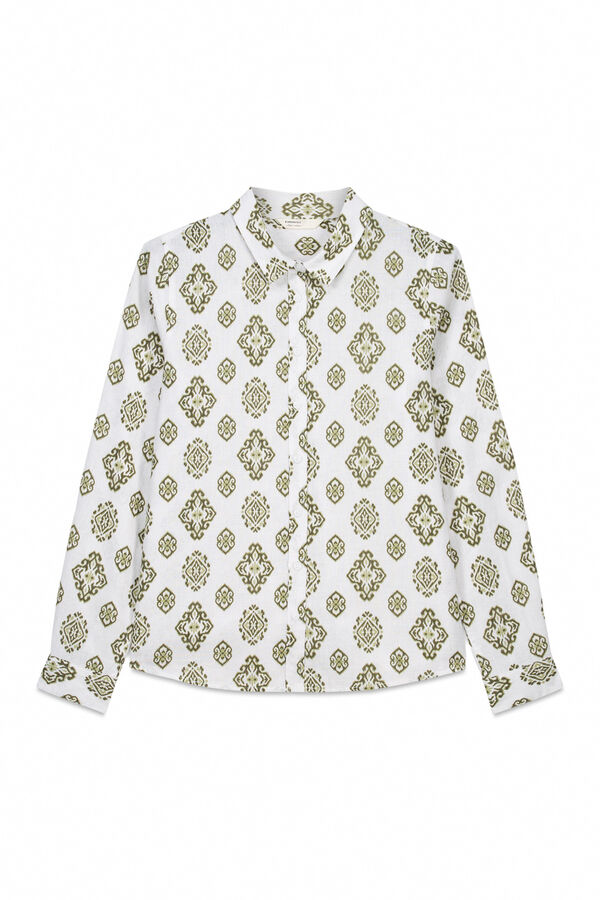 Springfield Osnovna ko&scaron;ulja od lana Kaki