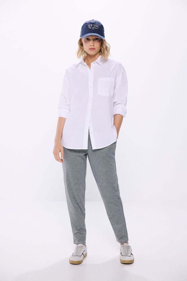 Springfield Pletene jogger pantalone crna