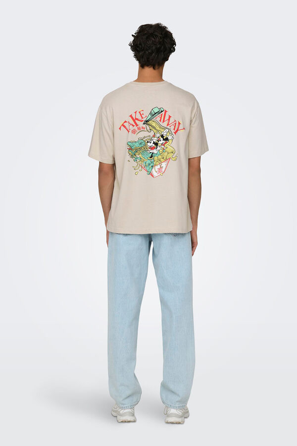 Springfield T-Shirt Disney Mickey silber