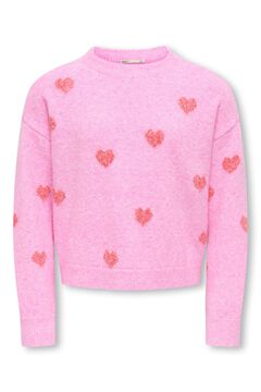 Only Girls Camisola de malha soft touch estampada