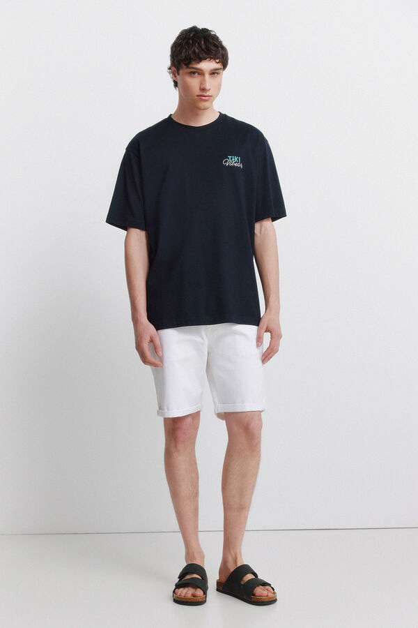 Springfield Tiki vibes T-shirt blue