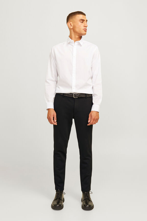 JJ REBEL Slim fit chinos black
