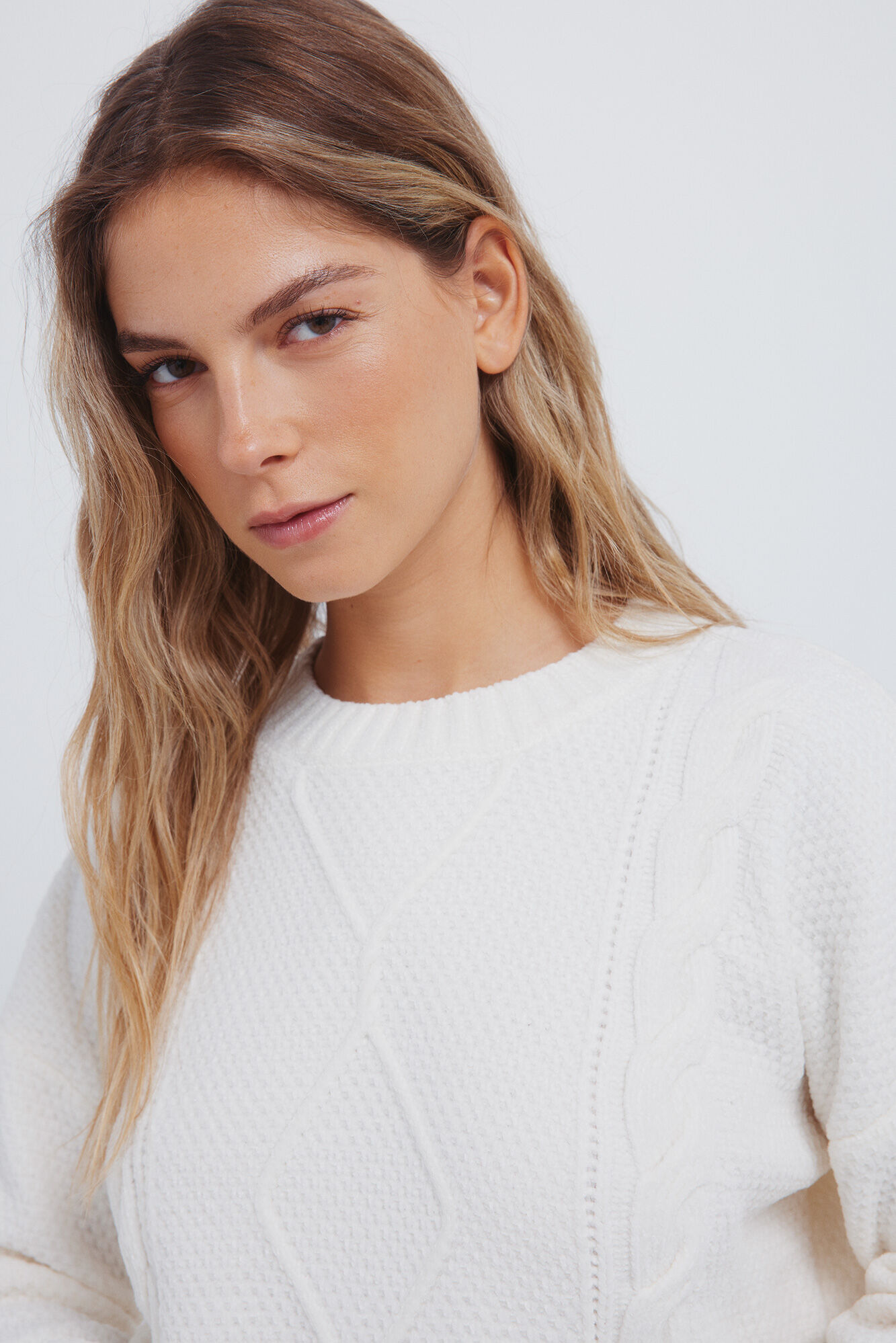 Springfield Chenille cable knit jumper