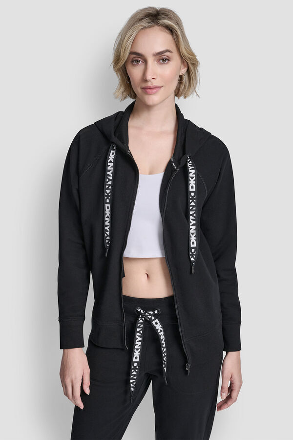 DKNY Sudadera con capucha negro