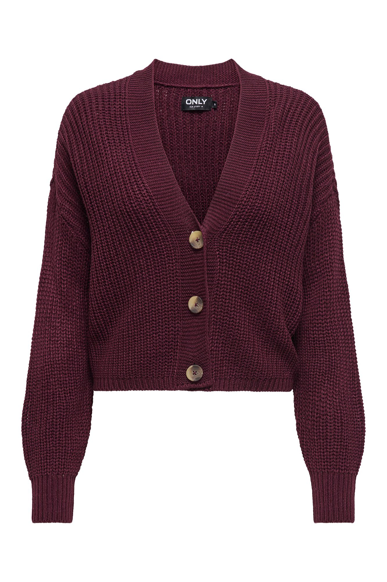 Only Strickjacke mit Knopfverschluss