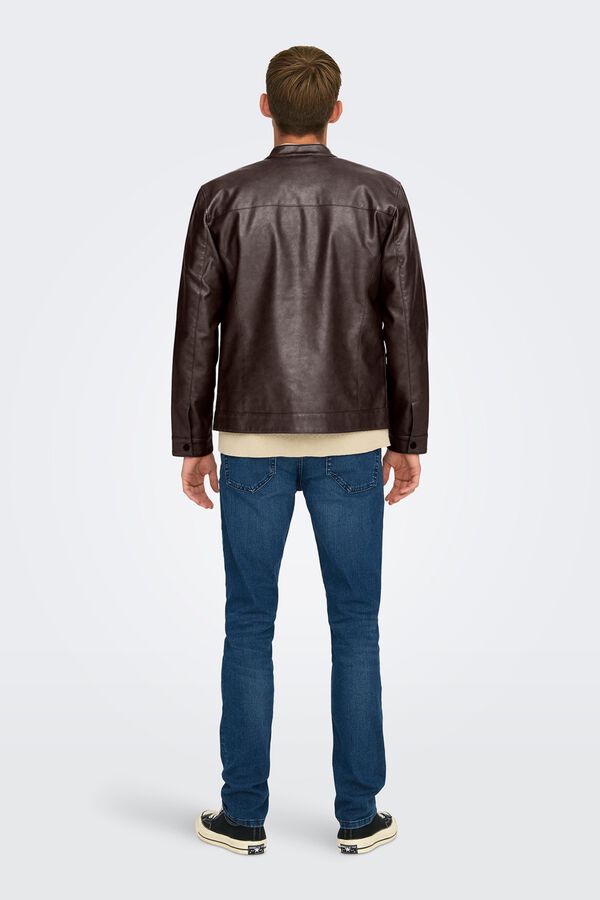 Only & Sons Biker jacket grey