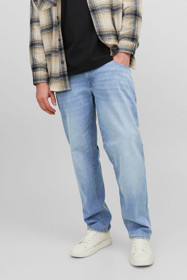 Jack & Jones PLUS Straight five-pocket jeans blue