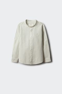 Springfield Kids Camisa de linho &agrave;s riscas para menino