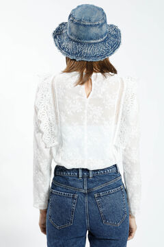 Springfield Embroidered blouse white