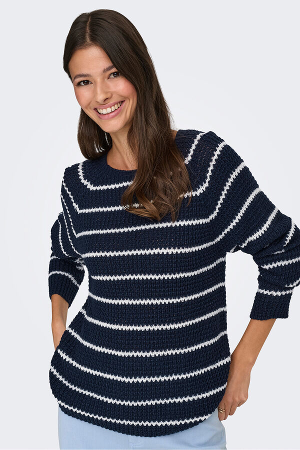 JDY Round neck jumper black