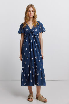 Springfield Double ruffle midi dress