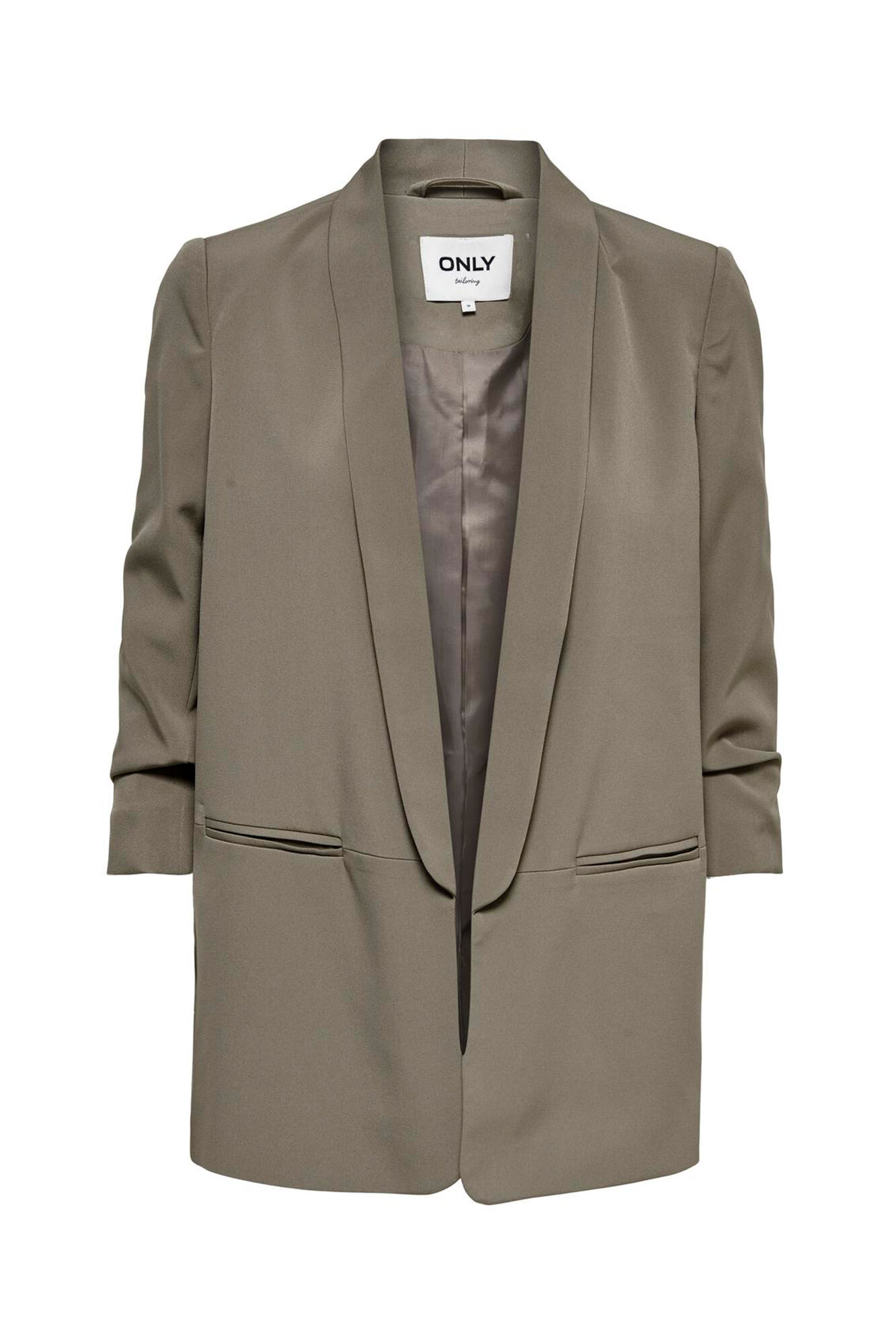Only Blazer abierta manga remangada