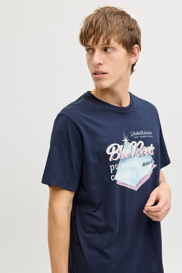 JJ REBEL Relaxed fit T-shirt blue