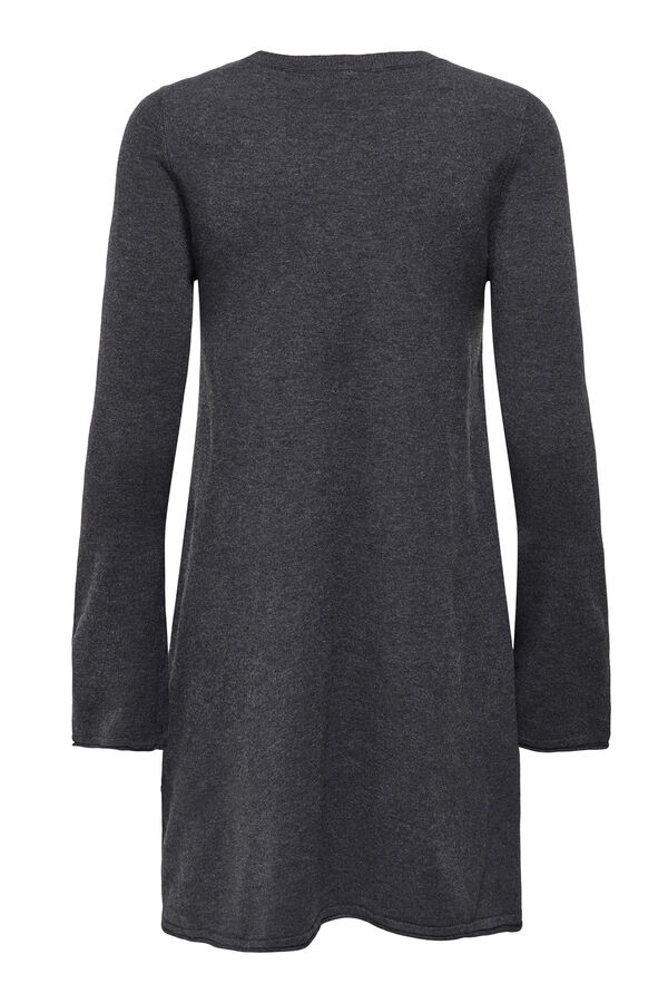 Only Vestido curto com manga compridas cinzento