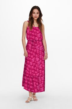 Only Vestido largo estampado