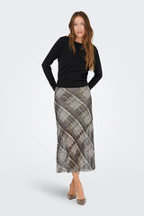 Only Chiffon midi skirt  Braon