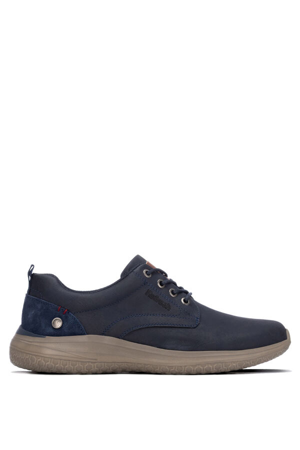 Refresh Brushed casual shoe blue