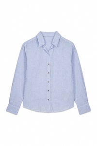 Springfield Semi-open linen shirt