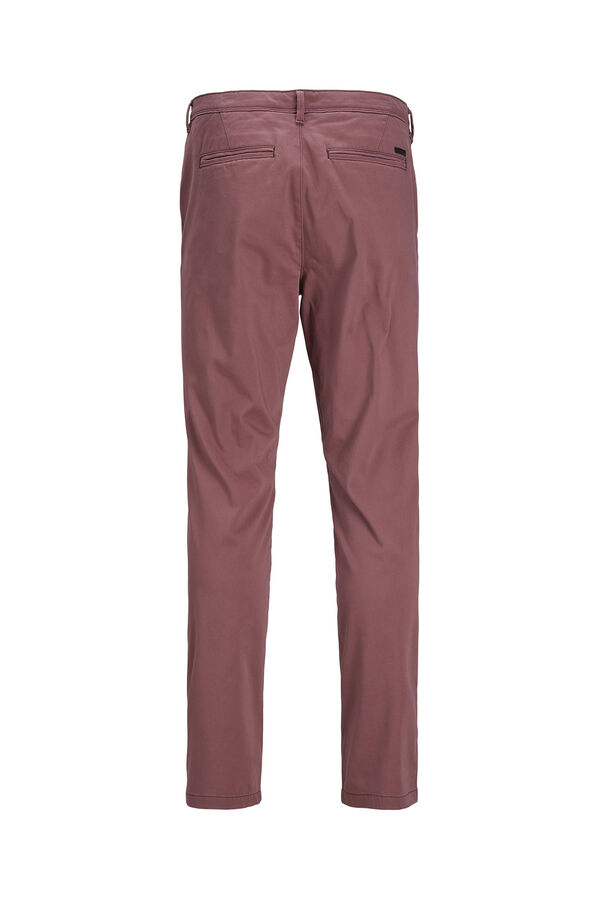 Springfield Pantalón chino slim fit rosa