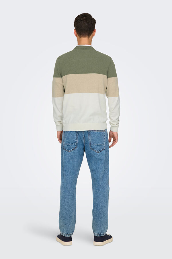 Only & Sons Jersey regular fit verde