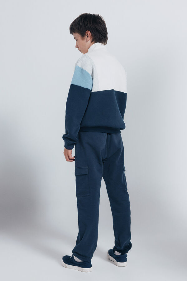 Springfield Kids Boy's cargo joggers Plava