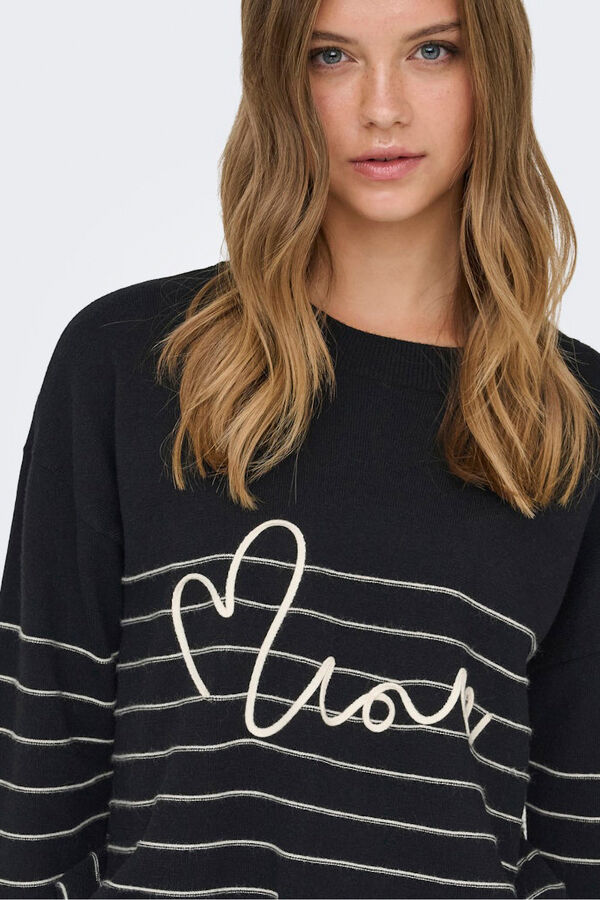 Only Jersey texto frontal negro