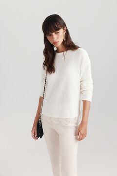 Springfield Lace fine long sleeve jumper
