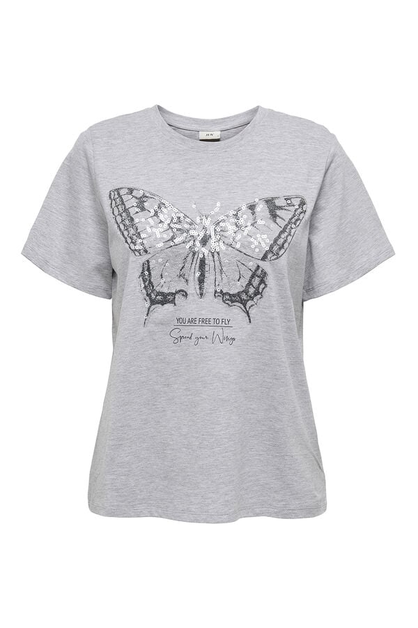 JDY Short-sleeved T-shirt Siva