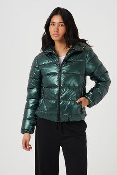 Brave Soul Short hooded puffer jacket