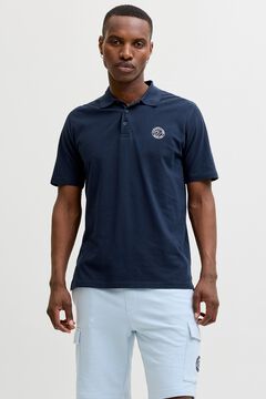Jack & Jones Polo regular fit logo Plava