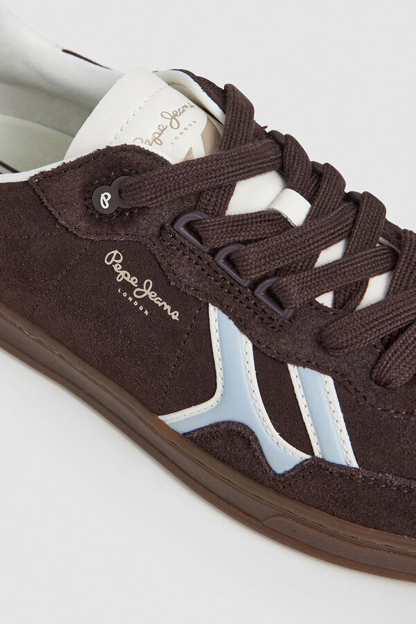 Pepe Jeans Zapatillas Ante Suela Cupsole marr&oacute;n