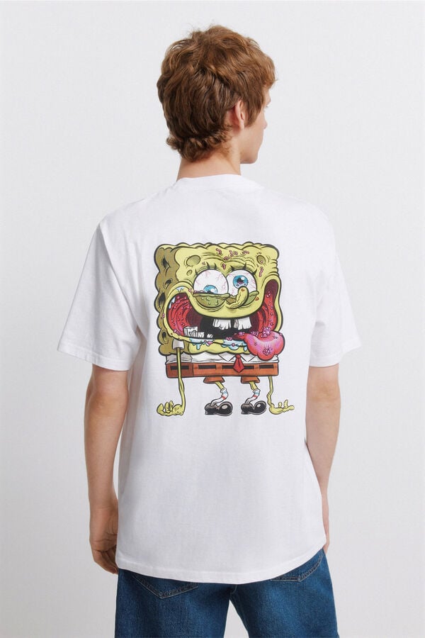 Springfield SpongeBob T-shirt white