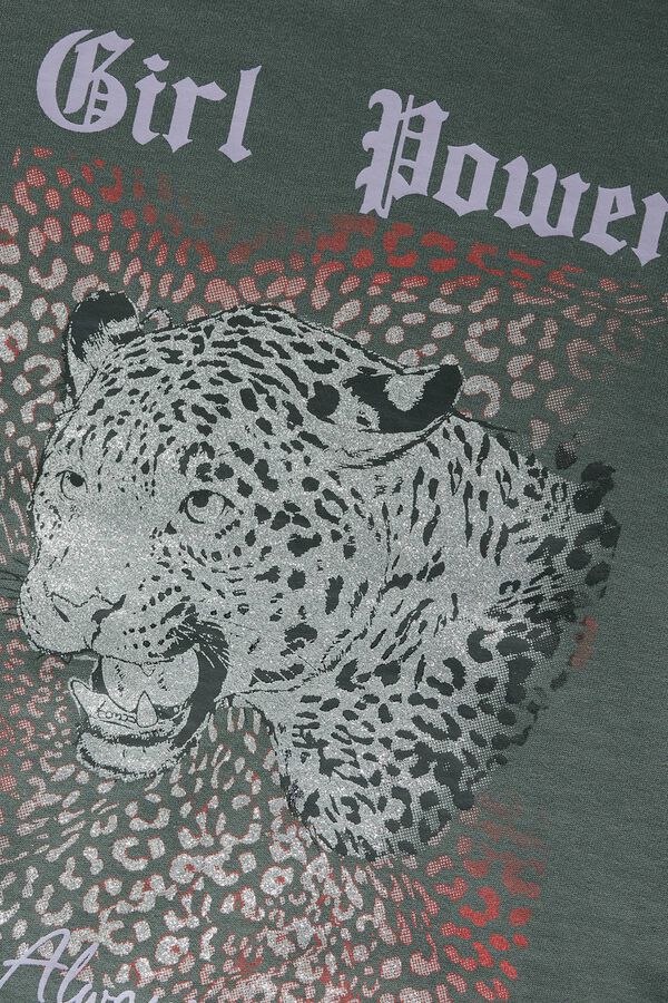 Name It Leopard sweatshirt grey