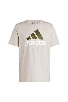 Springfield T-Shirt Adidas Essentials Big Logo crudo