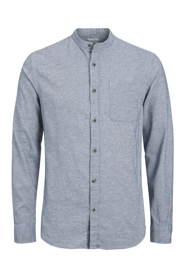 Jack & Jones Camisa confort fit cuello mao azul