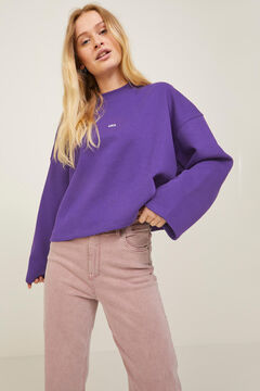Springfield Plain round neck sweatshirt purple