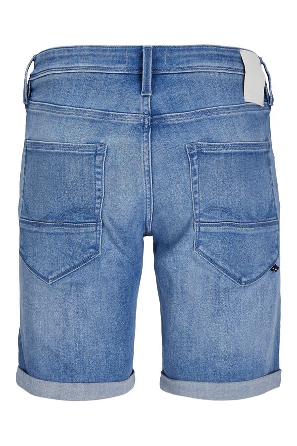 Jack & Jones Denim regular fit Bermuda shorts blue