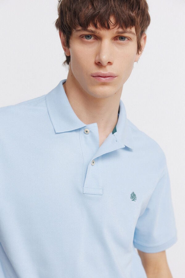 Springfield Basic regular fit polo shirt SPRINGFIELD blue