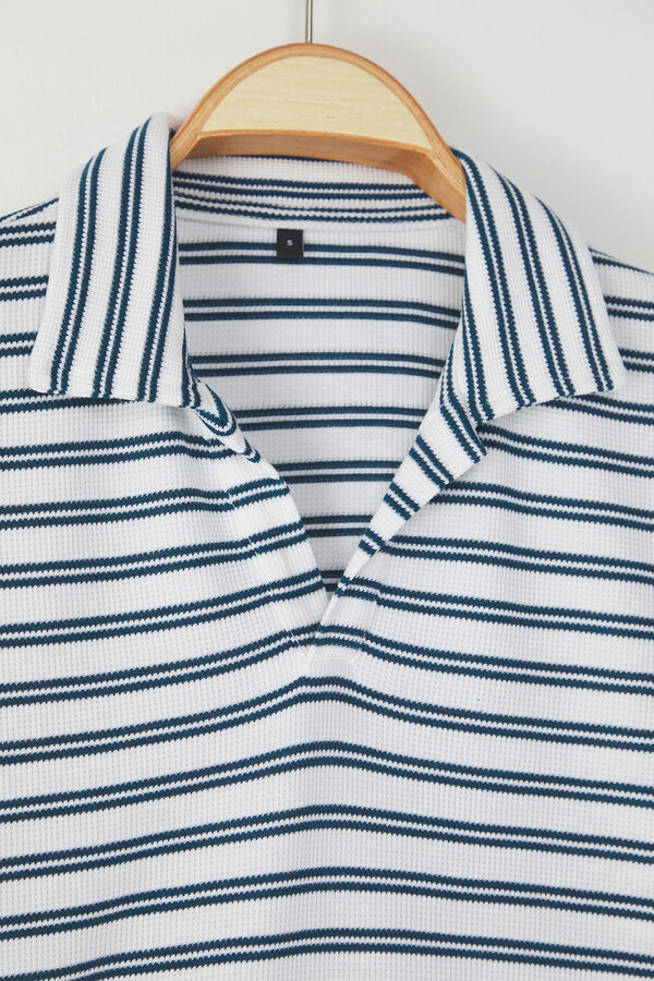 Trendyol Short sleeve polo shirt Bež