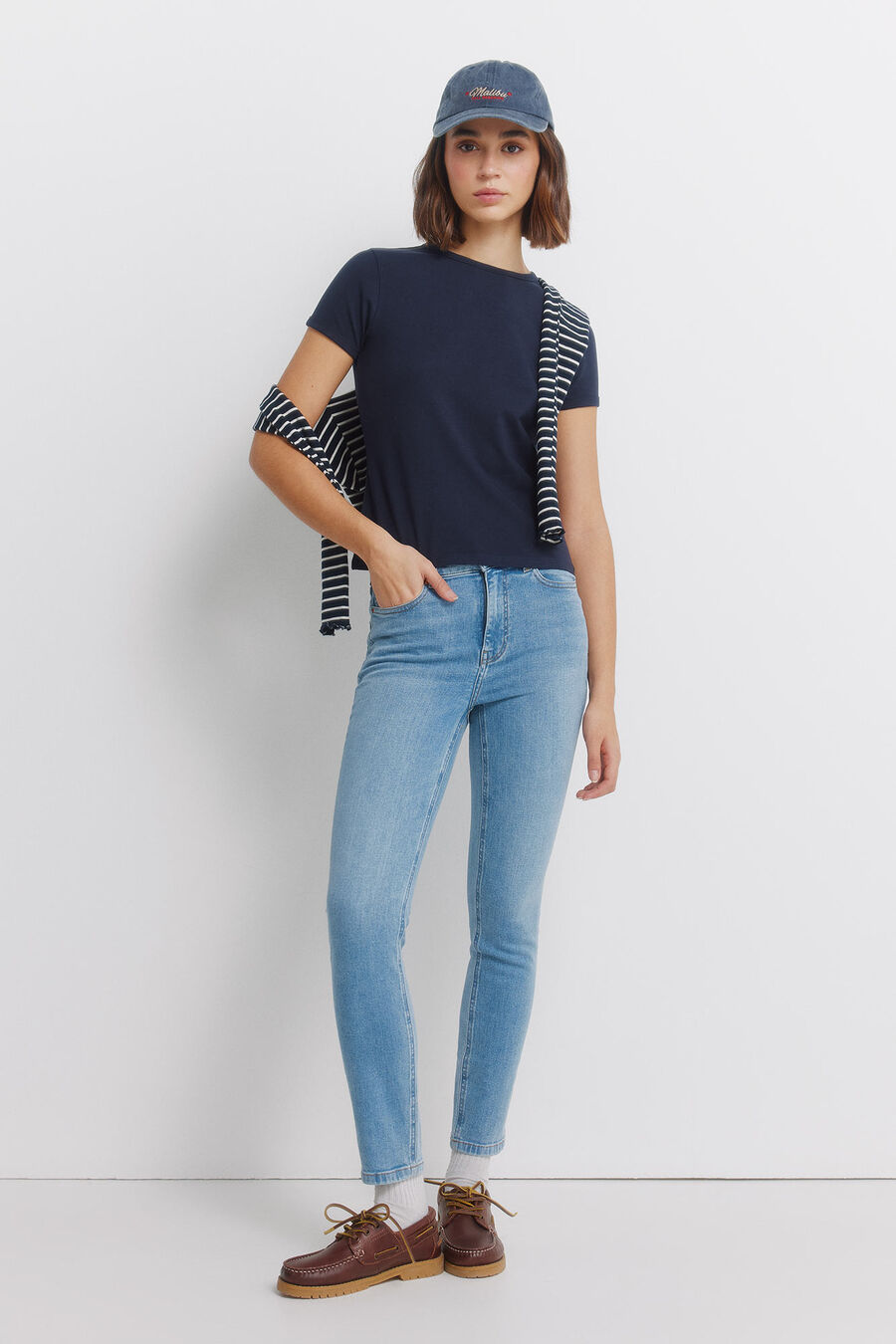 Jeans slim cropped