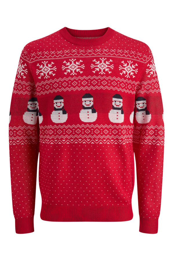 Jack & Jones Christmas jumper red