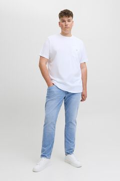 Jack & Jones PLUS Vaquero slim cinco bolsillos azul